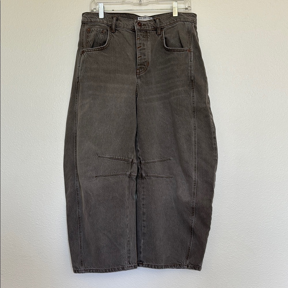 We The Free Good Luck Mid Rise Barrel Jeans